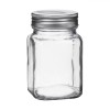Borcan Sticlă, Capac Filetat, Capacitate 0,38L, Transparent, 11.5x7cm, Oem