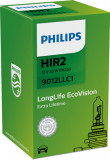 Bec Far Hir2 55W 12V Long Life Ecovision Philips 95215 9012LLC1