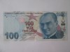 Turcia 100 Lirasi/Lire 2009 aUNC