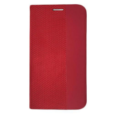 Husa Telefon Flip Magnet Book Apple iPhone 11 Pro 5.8 Red Textil foto