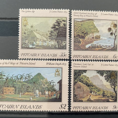 PC325 - PITCAIRN ISLANDS 1985 Arta/ Pictura locala, serie MNH, 4v