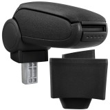 [pro.tec] Marca specifica pentru cotiera auto AUDI A3 8L - cotiera auto - cu compartiment pentru depozitare - tesatura - negru HausGarden Leisure