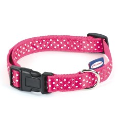 Zgarda fancy &amp; buline 10 mm/20-31 cm pink