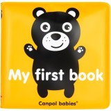 Canpol babies Soft Playbook carte educativă contrastantă cu fluierătoare 1 buc