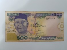 Nigeria 500 Naira 2001 Noua foto