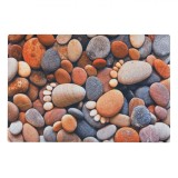 Covor usa de exterior, Zola, 60x40 cm, model cu pietre