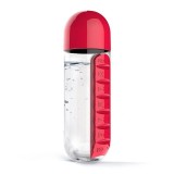 Sticla Apa cu Organizator Medicamente Detasabil, 600ml, 7 Compartimente Pastile Zilnice