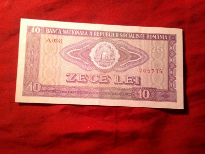 Bancnota Rom&amp;acirc;nia- 10 Lei 1966 -Stare f buna foto