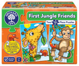 Puzzle Primii Prieteni din Jungla - First jungle friends, orchard toys