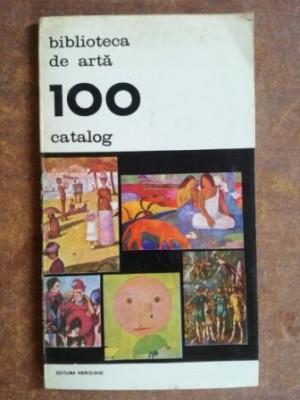 Biblioteca de arta 100 catalog foto