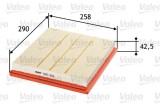 VALEO 585159 Filtru aer