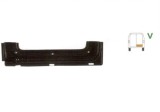 Element reparatie usa Mercedes SPRINTER 208-416 (W901-905), 01.1995-2006, VW LT II 05.1996-12.2005 (pt modele cu 2 usi spate), partea dreapta, jgheab