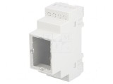 Carcasă pentru șină DIN 90mm x 35mm x 65mm ABS gri UL94V-0