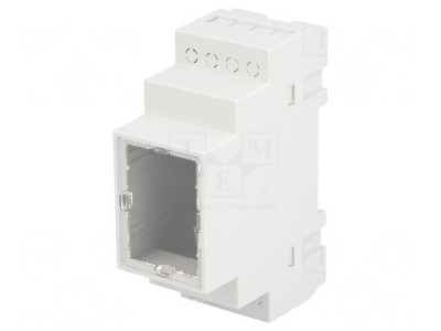 Carcasă pentru șină DIN 90mm x 35mm x 65mm ABS gri UL94V-0 foto