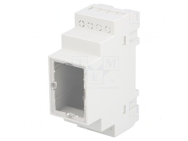 Carcasă pentru șină DIN 90mm x 35mm x 65mm ABS gri UL94V-0