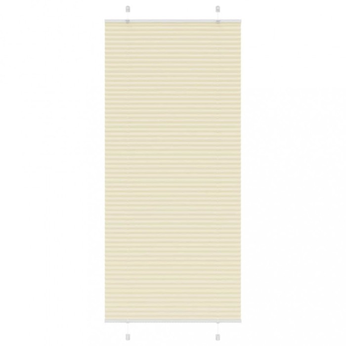 Jaluză plisată Crem 90x200cm Lățime țesătură 89,4 cm