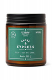 Gentelmen&#039;s Hardware lumanare parfumata de soia Smoke &amp; Cypress 227 g