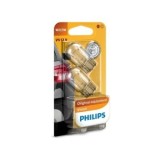 Set 2 Becuri 12V W21/5W Vision Blister Philips