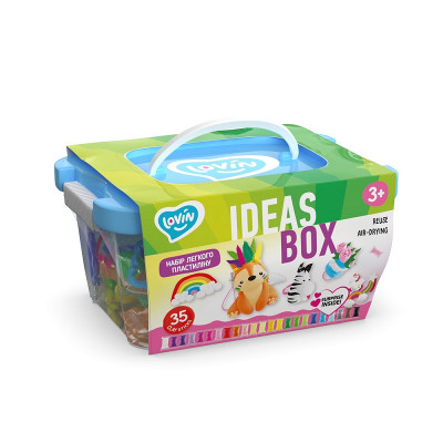 Set de creatie cu argila usoara, lovin&amp;#039;do, ideas box foto