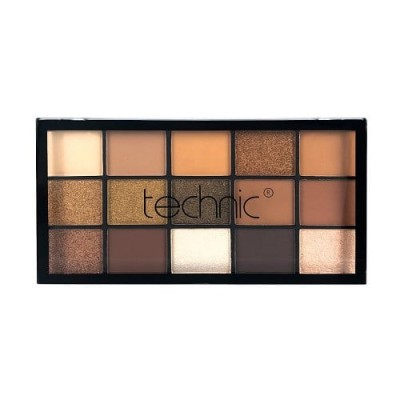 Paleta fard de pleoape, Technic, Pressed Pigment, Boujee, 15 culori foto