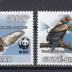 Guinea Bissau - Fauna WWF - PASARI RAPITOARE - MNH - Michel = 9,50 Eur.