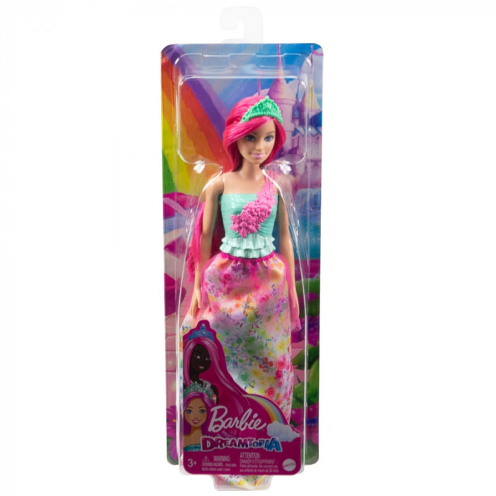 BARBIE DREAMTOPIA PAPUSA PRINTESA CU PAR ROZ