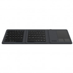 Tastatura Universala ZAGG Pocket Tri-Fold cu Touchpad - Android, iOS, Windows, Black foto