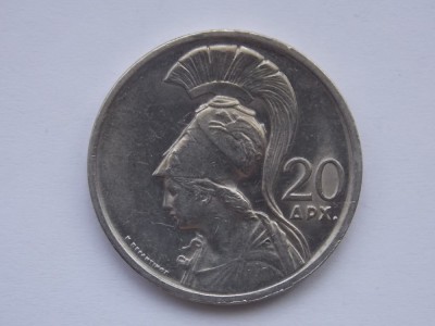 20 DRAHME 1973 GRECIA foto
