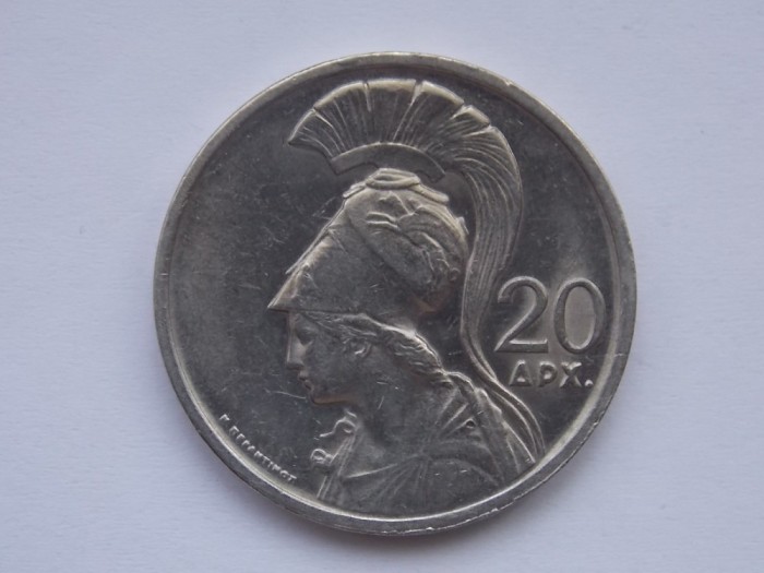 20 DRAHME 1973 GRECIA