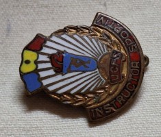 Instructor Sportiv perioada RPR ( Republica Populara Romana), anii 1960, insigna rara