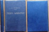 C. C. Petrovici, Turneul candidatului, 1929, editia 1 cu autograf catre Ministrul de Finante Victor Slavescu, membru al Academiei Romane. legat. piele