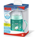 Biberon Nuk First Choice+, Cu Toarte Fluorescente si Tetina De Invatare, 150ml, Albastru