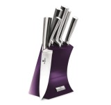Set de Cutite 6 piese , Purple Eclipse Collection , Berlinger Haus, BH 2671, otel inoxidabil, mov