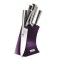 Set de Cutite 6 piese , Purple Eclipse Collection , Berlinger Haus, BH 2671, otel inoxidabil, mov