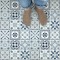 Sablon Perete vopsire, tencuiala 0.7mm Scandinavian Mosaic Tile Stencil Refolosibil, model MXSP7268, 100 x 100 mm