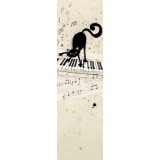 Semn de carte - Chat Sur Piano | Kiub