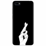 Husa silicon pentru Huawei Y5 Prime 2018, Finger Cross