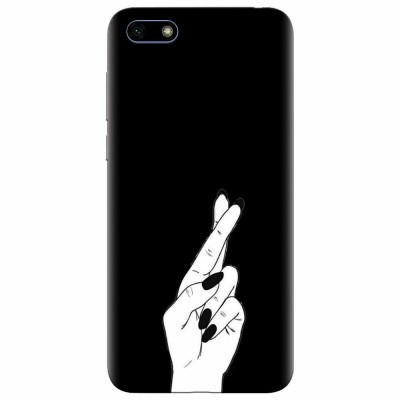 Husa silicon pentru Huawei Y5 Prime 2018, Finger Cross foto