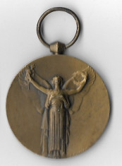 Medalie La grand guerre pour la civilisation 1914-1918 - Franta, 35 mm foto