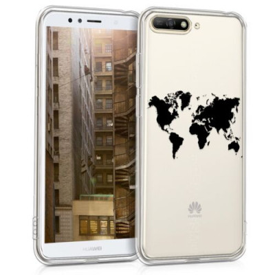 Husa pentru Huawei Y6 (2018), Silicon, Multicolor, 44877.02 foto