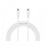 Cablu Type-C la Type-C PD Baseus Superior Series White