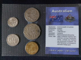 Seria completata monede - Australia 2000-2008 , 5 monede
