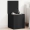 Gossi cutie de depozitare, negru, 40x42x46 cm, lemn prelucrat