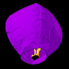 Lampioane Zburatoare clasice Colorate culoare Violet