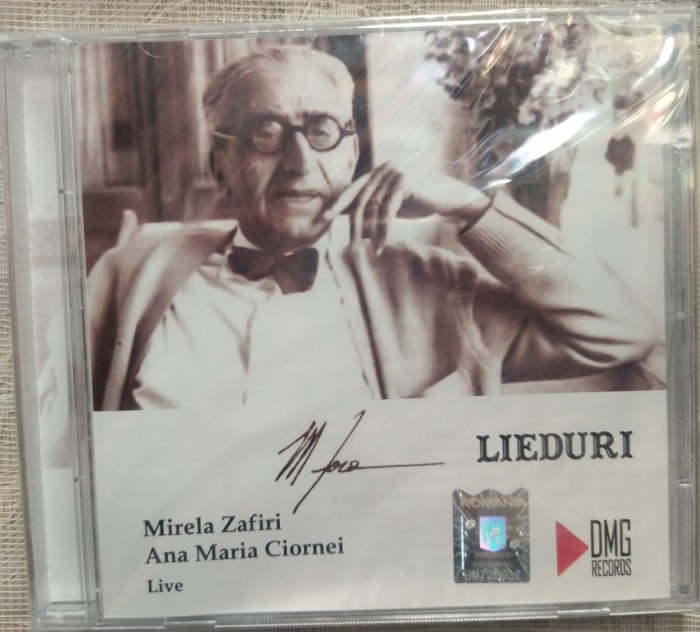 CD ORIGINAL: MIHAIL JORA - LIEDURI (MIRELA ZAFIRI &amp; ANA MARIA CIORNEI/LIVE 2002)