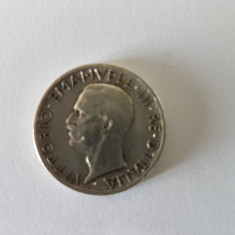 Italia 5 Lire 1927 Argint are 5 gr.