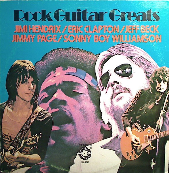 Vinil LP Jimi Hendrix / Eric Clapton / Jeff Beck / Jimmy Page / Sonny Boy Williamson &ndash; Rock Guitar Greats (VG++)