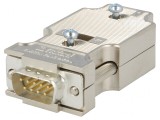 Conector D-Sub 9-PIN cu terminal pe cablu și carcasa ABS