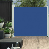 Copertina laterala retractabila terasa, albastru, 100x300 cm GartenMobel Dekor