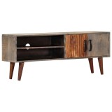 Cumpara ieftin Comoda TV, 130 x 30 x 46 cm, lemn masiv de mango nefinisat